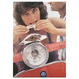 Affiche avec motif "Vespa''