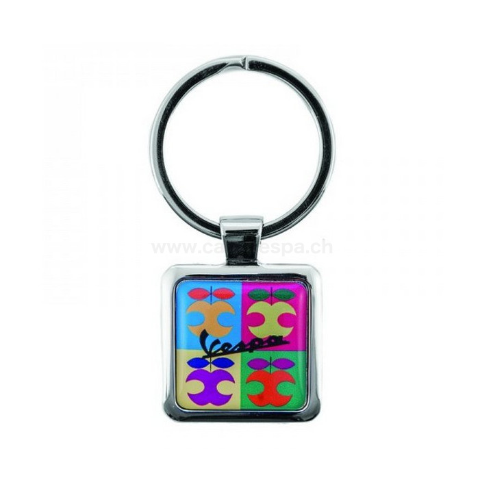 Vespa - Porte clés ''Apple'' (3x3cm)