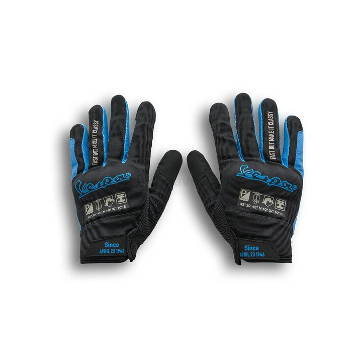 Vespa - Gants d'été DEC Black Tech