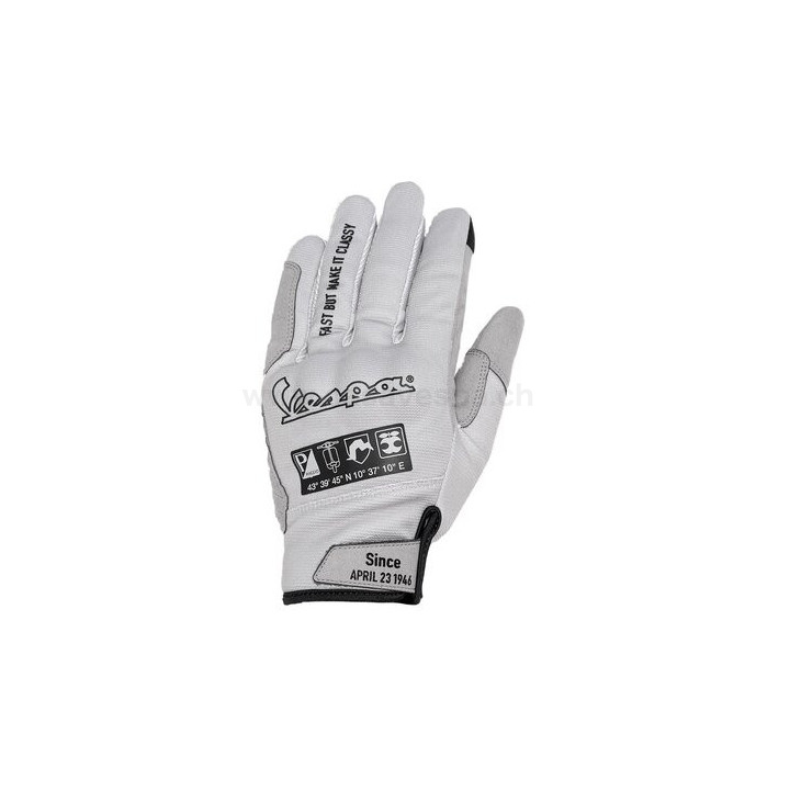 Vespa - Gants d'été DEC Grey Tech