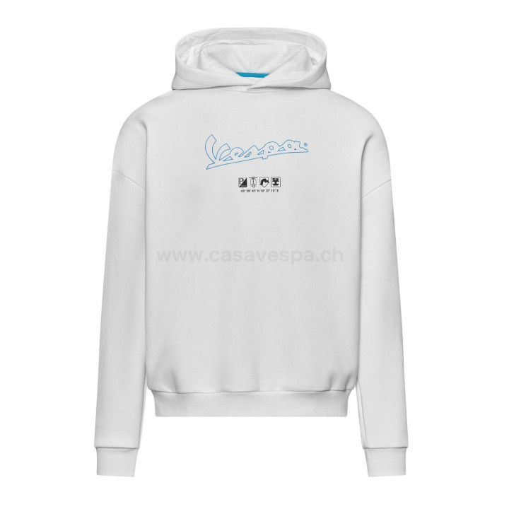 Vespa - Hoodie Dec Collection Holy White