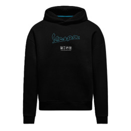 Vespa - Hoodie Dec Collection Jet Black