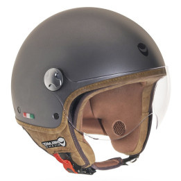Casque Jet - Helmo Vapensiero Grigio Opaco E6