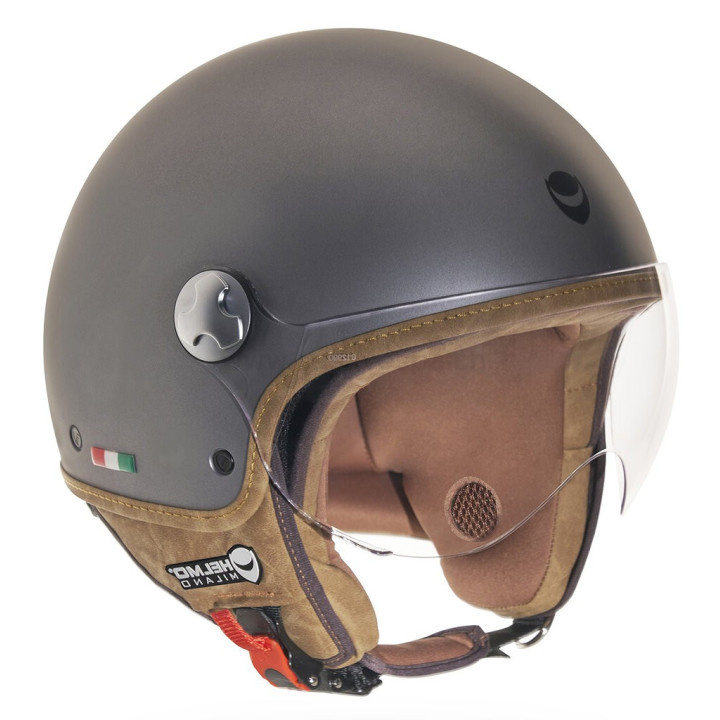 Casque Jet - Helmo Vapensiero Grigio Opaco E6