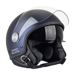 Casque Jet - Max Djet J Blu Notte Opaco E6
