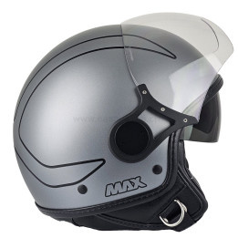 Casque Jet - Max Djet X Grigio Opaco E6