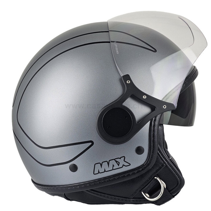 Casque Jet - Max Djet X Grigio Opaco E6
