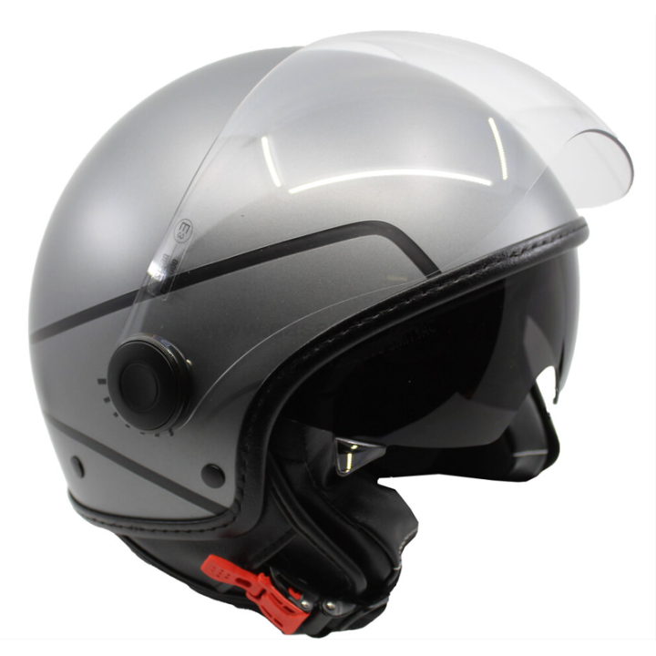Casque Jet - Max Infinity Grigio Opaco E6