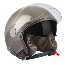 Casque Jet - Max Trendy Vision Bronzo/Marrone E6