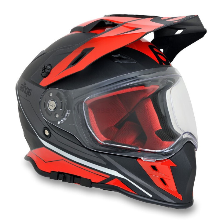 Casque Intégral - Aprilia Multiroad Black/Red E6