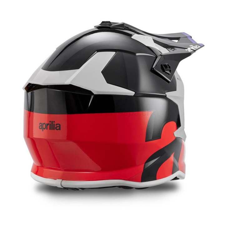 Casque Intégral - Aprilia Wheelie White/Red E6
