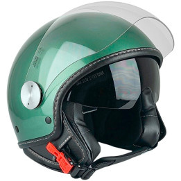 Casque Jet - Max Djet J Verde Lauro Lucido E6