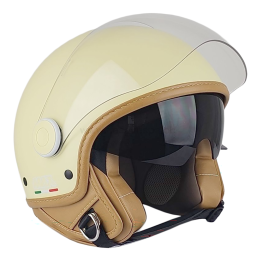 Casque Jet - Max Majesty Giallo Canarino Opaco E6