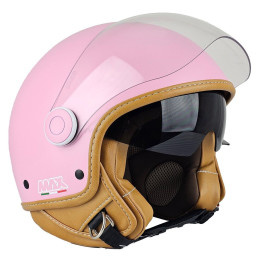 Casque Jet - Max Majesty Rosa Cipria Opaco E6