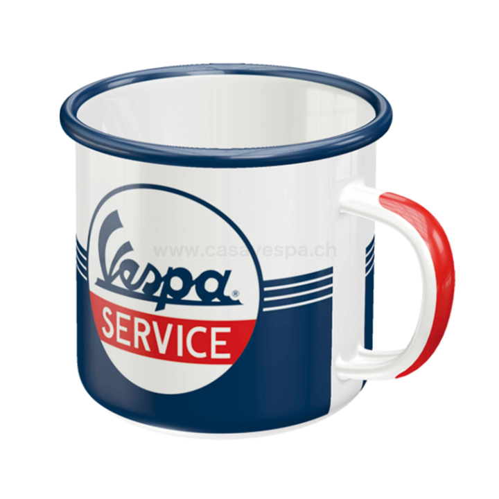 mug en émail "Vespa"