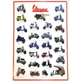 Poster Vespa modèle II