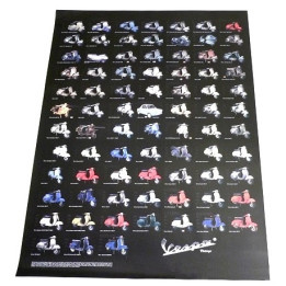 Poster Vespa modèle IV